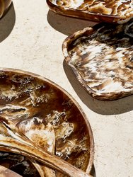 Resin Low Serving Bowl