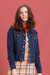 So Denim Ladies Olivia Denim Jacket (Dark Blue Wash)