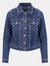 So Denim Ladies Olivia Denim Jacket (Dark Blue Wash) - Dark Blue Wash