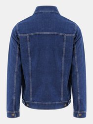 So Denim Mens Noah Denim Jacket (Dark Blue Wash)