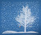 Snowy Tree Red Cardinal Dishcloth - Default Title