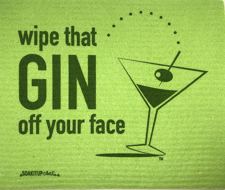 Wipe That Gin Off Your Face Dishcloth - Default Title