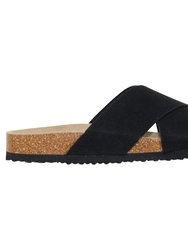 Classic Cork Sandals Criss-Cross Strap Slip