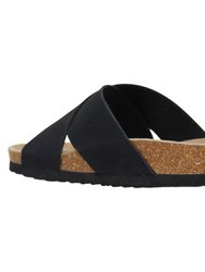 Classic Cork Sandals Criss-Cross Strap Slip