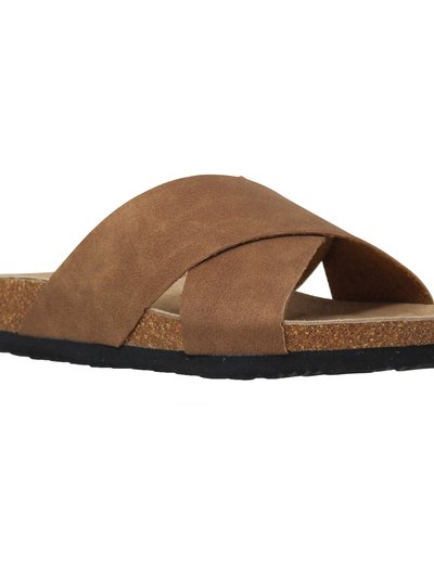 SOBEYO Classic Cork Sandals Criss-Cross Strap Slip product