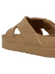 Light-Weight  Platform Sandals Criss-Cross Adjustable Buckles An