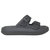 Lightweight EVA Platform Sandals Double Straps - Black