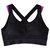 Sports Bra Padded Elastic Straps Cross Back - Black