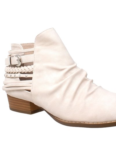 SOBEYO Strappy Block Heel Western Bootie Shoe product