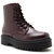 Women's Ankle Boots Chunky Platform Lace-up Booties - Burgundy