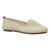 Women's Ballet Flats Sweater Soft Rubber Sole Shoes - Beige Suede