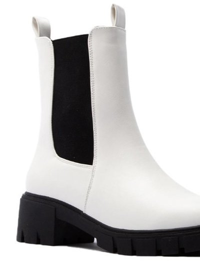 SOBEYO Women's Chunky Platform Chelsea Elastics Boots product