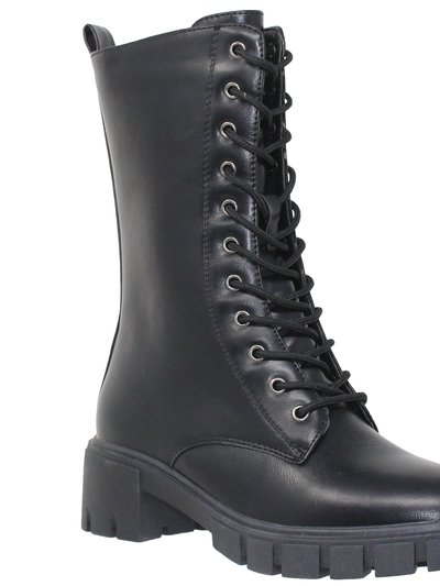 SOBEYO Women's Chunky Platform Lace-Up Boots product