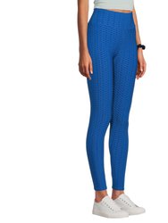 Womens' Legging Bubble Stretchable Blue - Blue