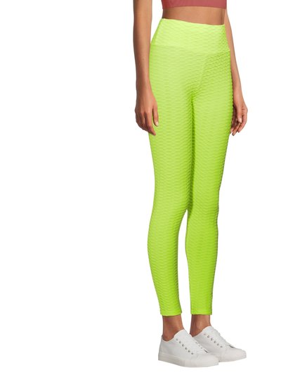 SOBEYO Womens' Legging Bubble Stretchable Lime product