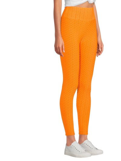 SOBEYO Womens' Legging Bubble Stretchable Orange product