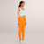 Womens' Legging Bubble Stretchable Orange