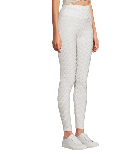 SOBEYO Womens' Legging Bubble Stretchable White product