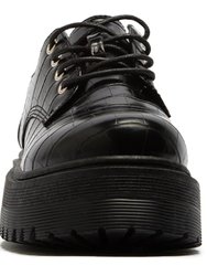 Women's Platform Oxford Lace-Up 4 Eyelets Shoes