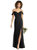 Off-the-Shoulder Criss Cross Bodice Trumpet Gown - 8193 - Black
