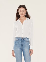 Olivia Button Down Gauze Top