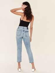 Thea High Waist Straight Jeans