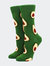 Avocado Patterned Socks - Adult Medium - Green