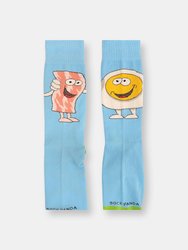 Bacon and Eggs - The Ultimate Partnership Sock