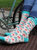 Bicycles & Hearts Patterned Socks
