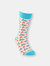 Bicycles & Hearts Patterned Socks - Multi