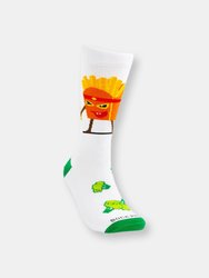 Broccoli Vs French Fries Socks