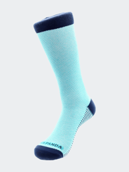 Classic Blue and White Office Socks