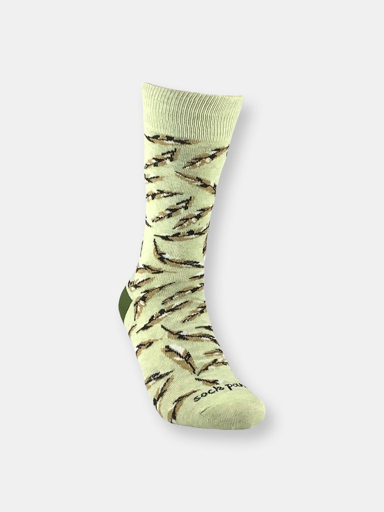 Feather Pattern Socks