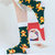 Gingerbread Man Patterned Socks - Adult Medium