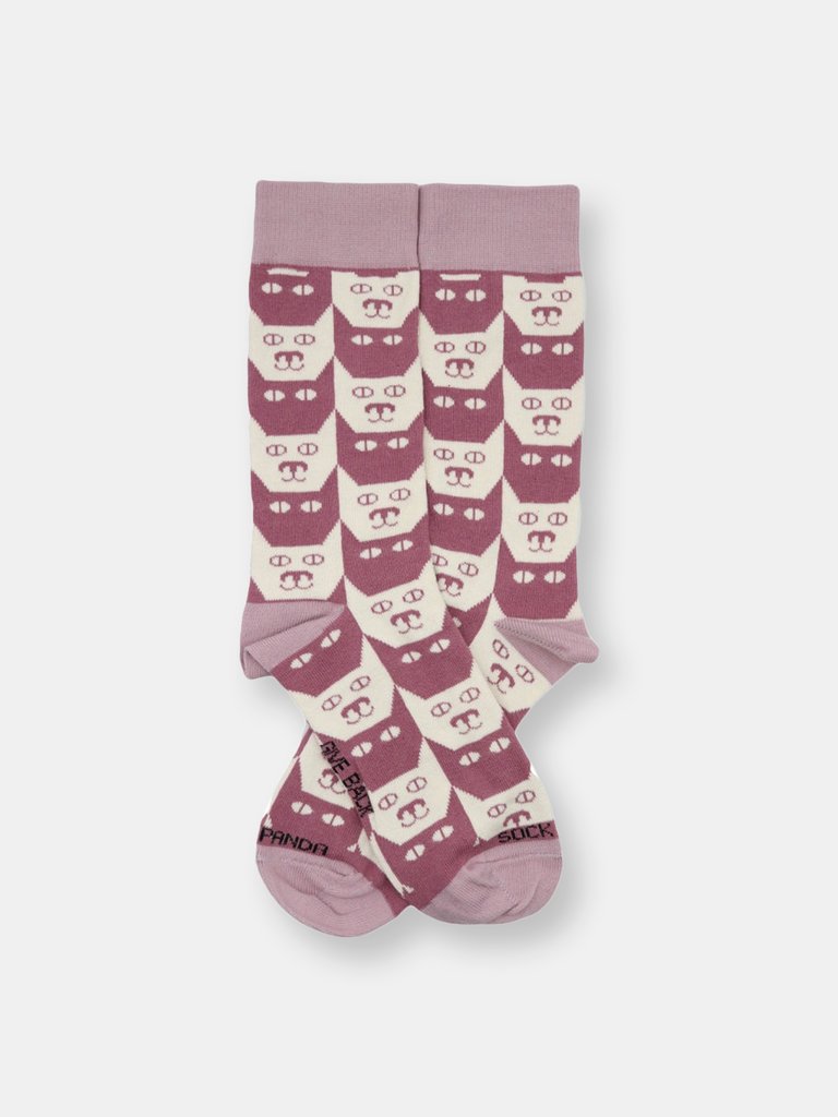 Kitty Cat Pattern Socks - Multi