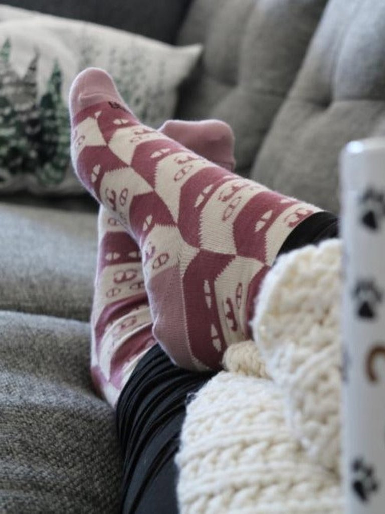 Kitty Cat Pattern Socks