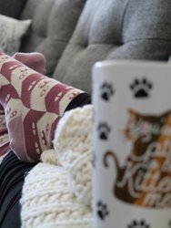 Kitty Cat Pattern Socks