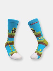 Level Up Video Game Socks from the Sock Panda