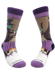 Nightmare Witch In The Closet Socks From The Sock Panda (Adult Medium)