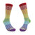 Rainbow Flower Pattern Socks - Rainbow