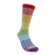 Rainbow Flower Pattern Socks