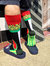 Skater Alien on a Half Pike Watermelon Socks for Men
