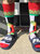 Skater Alien on a Half Pike Watermelon Socks for Men