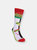 Skater Alien on a Half Pike Watermelon Socks for Men