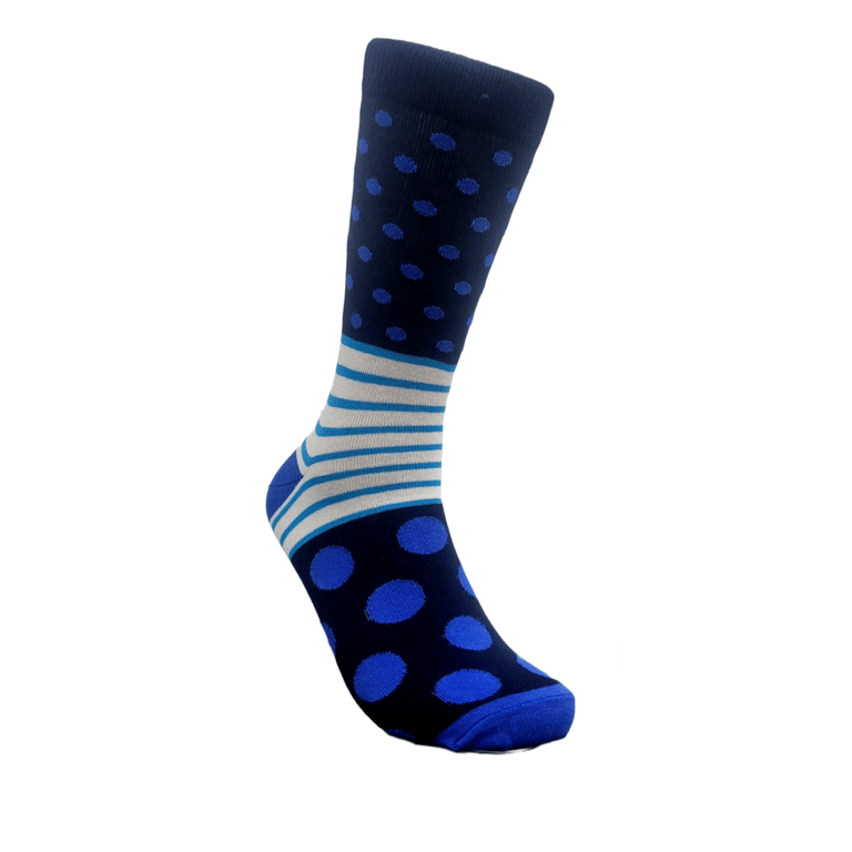 Stripes and Dot Patterned Socks From the Sock Panda (Adult Medium)