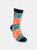 Vibrant Citrus Pattern Socks - Orange