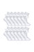 12 Pair Baby White Frilly Lace Cute Cotton Rich School Socks - White