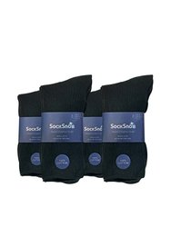12 Pair Multipack Mens 100% Cotton Diabetic Friendly Non Elastic Socks