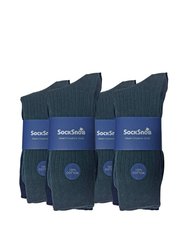 12 Pair Multipack Mens 100% Cotton Socks