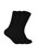 3 Pairs Mens Cushioned Sole Wool Blend Walking Hiking Socks For Boots - Brown